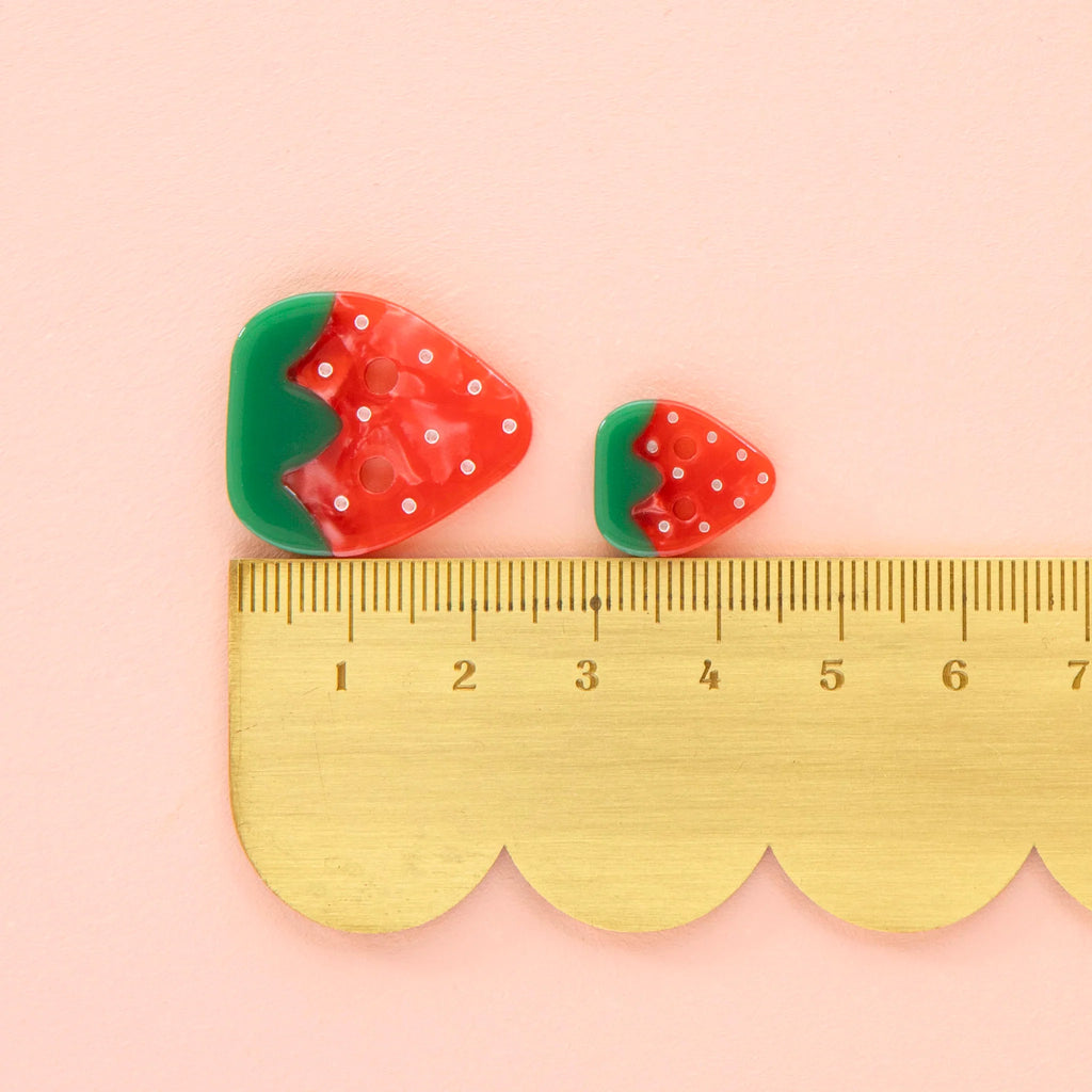Strawberry Large 1" Buttons