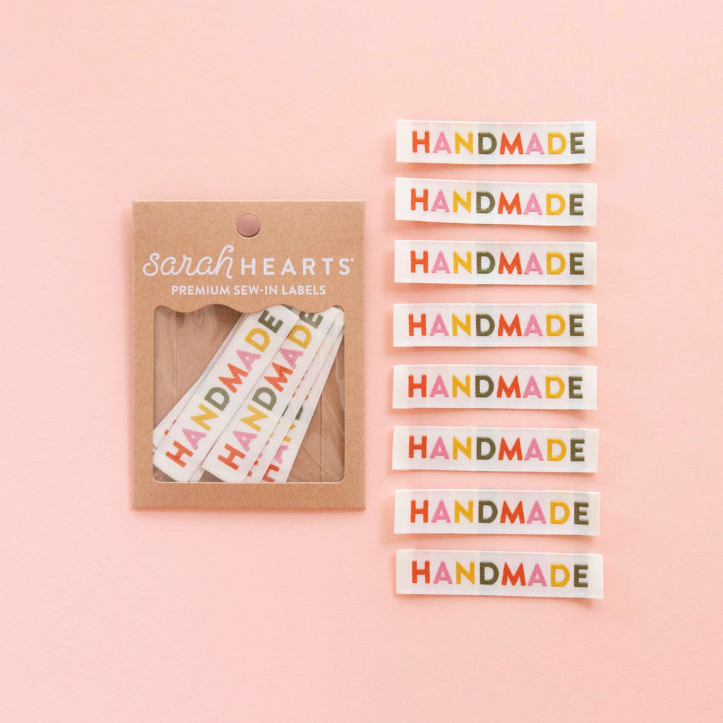 Colorful Handmade Woven Labels EARTH TONES