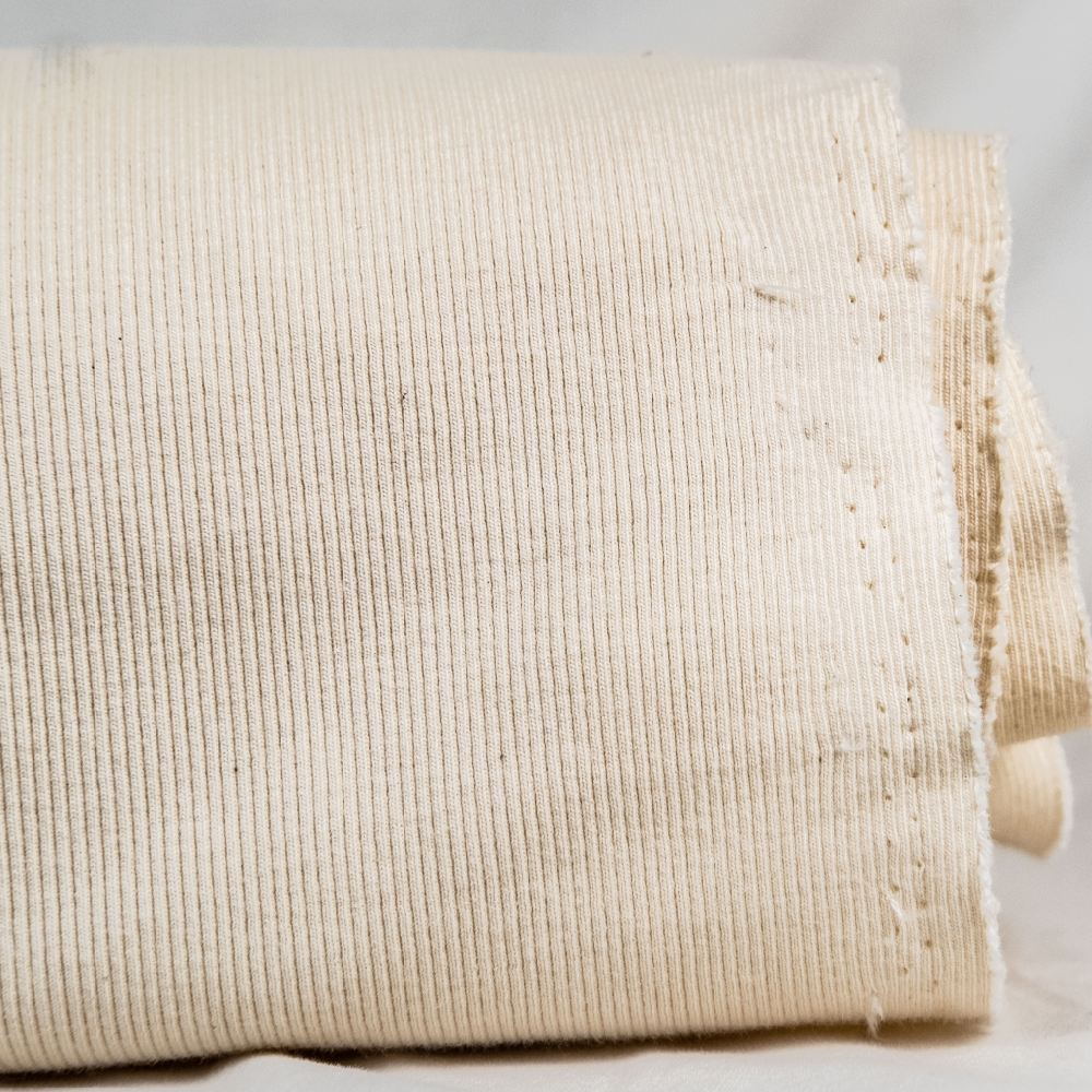 Tela Canalé orgánica, Tela Rib Knit, Tela de punto – Bobo y Punto