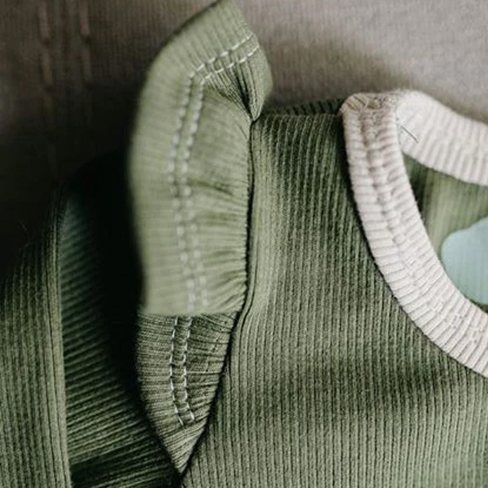 Tela Canalé orgánica, Tela Rib Knit, Tela de punto – Bobo y Punto